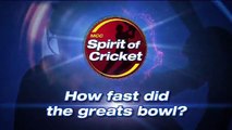 Jeff Thomson and Imran Khan on recording bowlers' speed