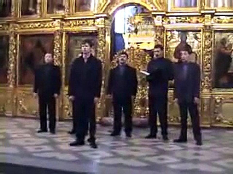 Russian Orthodox Choir, Sacred Russian singing Chesnokov's "Gabriel Appeared" Eternal Counsel
