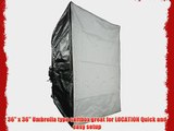 ePhoto 36 x 36 Photography Studio Large Flash Speedlight Softbox Umbrella type softbox With