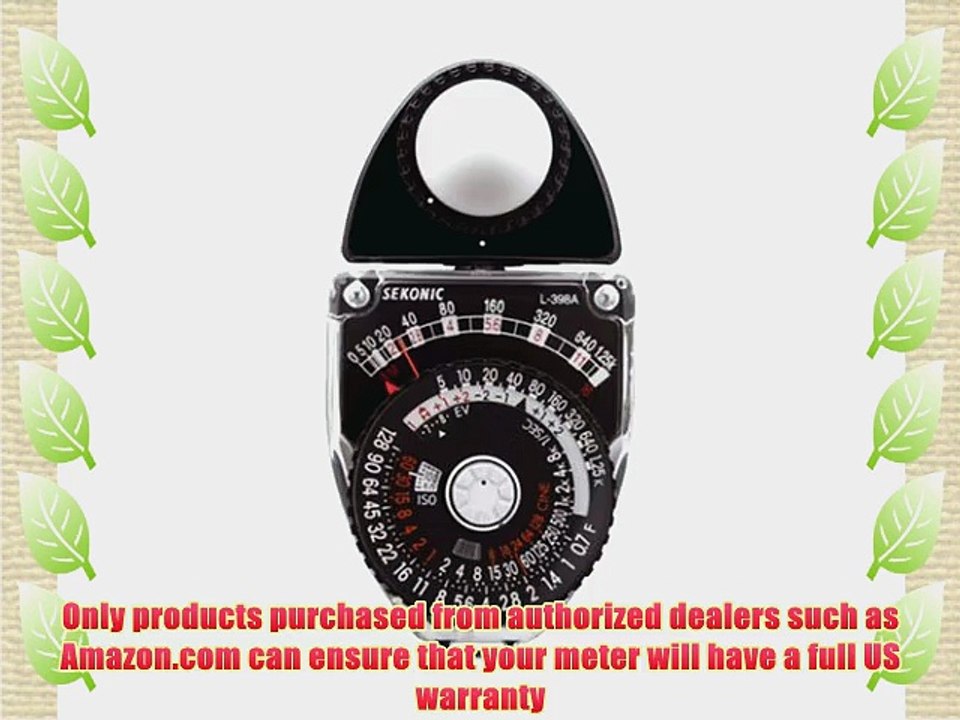 Sekonic L-398A Light Meter Studio Deluxe III (Black)