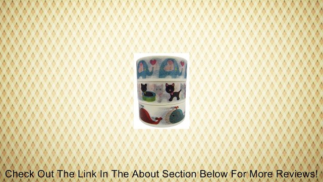 Washi Tape (Japanese Masking Tape) by MIKOKA, 0.6 Inches Wide, 32.8 Feet Long, Set of 3 Review