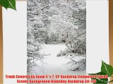 Trunk Covered By Snow 5' x 7' CP Backdrop Computer Printed Scenic Background GladsBuy Backdrop