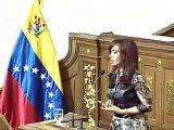 Cristina Fernandez:  Discurso ante la AN por Bicentenario de Venezuela ( 1/4 )