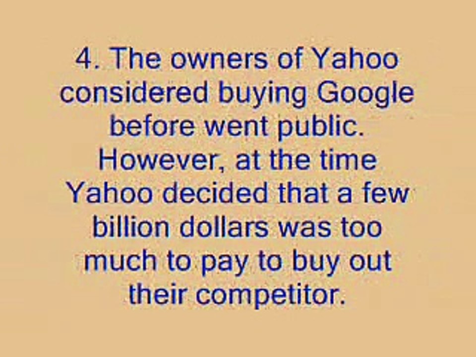 Copy of surprising facts about Yahoo - alltime 10s