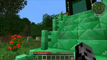 Minecraft: EMERALD MOD (NEW DIMENSION, EXPLOSIVES, WEAPONS, ITEMS, & MORE!) Mod Showcase