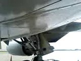 Boeing 767 ram air turbine (RAT) test deployment