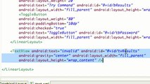 29. Android Application Development Tutorial - 29 - Set Gravity within Java