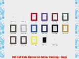200 5x7 Mats Mattes for 4x6 w/ backing   bags