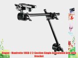 Bogen - Manfrotto 196B-2 2-Section Single Articulated Arm with Bracket