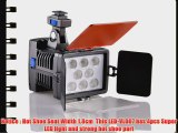 DSTE VL007 Professional 8-LED Video Light Digital Camera Camcorder Photography Lamp Dimmable
