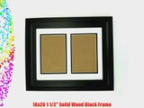 16x20 Black Frame with White