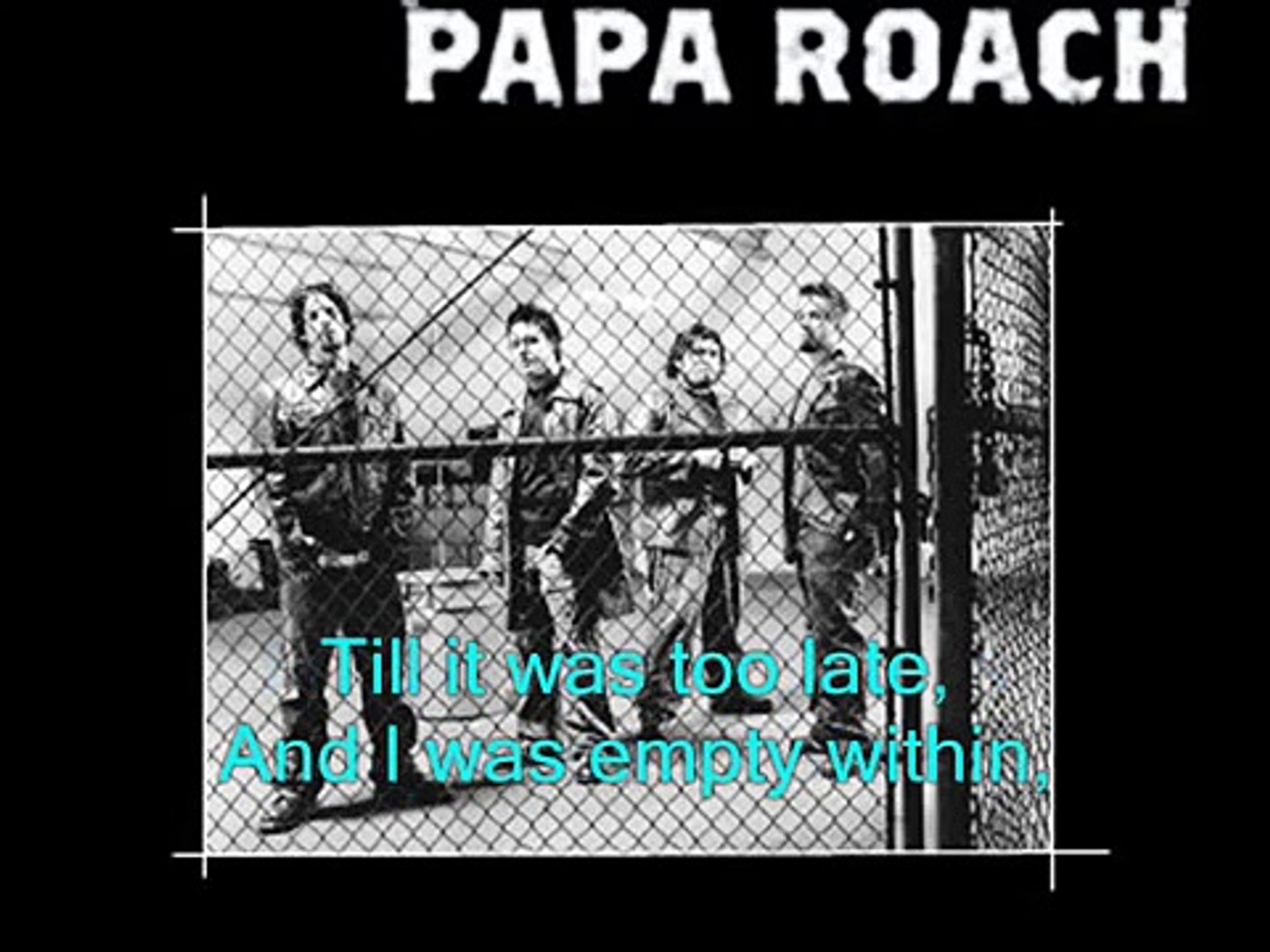 Papa Roach Last Resort Lyrics Video Dailymotion