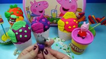 peppa pig and friends play doh ice cream shop surprise eggs peppa pig play doh lollipop