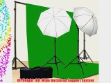 Chromakey Green Screen Kit 800w Photo Video Lighting Kit 10x12 feet Green Screen and Backdrop