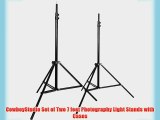 CowboyStudio Set of Two 7 feet Photography Light Stands with Cases