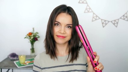 How To Curl Short Hair With A Flat Iron By Ingrid Nilsen All