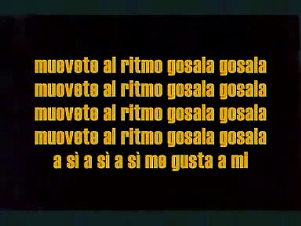 A Mi Me Gusta Bailar El Ritmo Vuelta Lyrics video Dailymotion