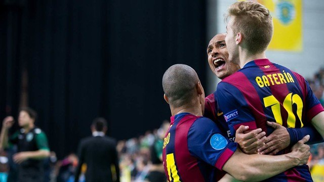 FCB Futbol sala - Sporting Clube - FC Barcelona (3-5)