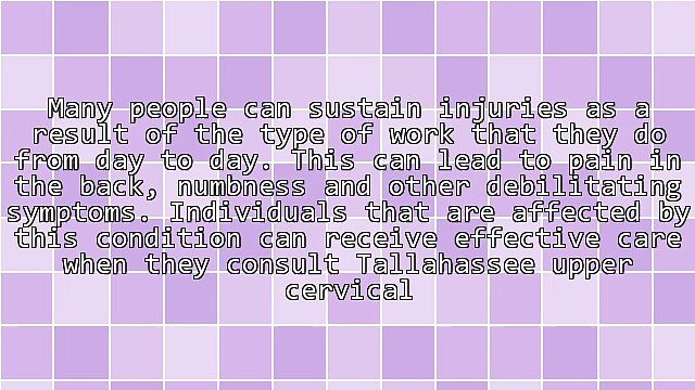 Experienced Tallahassee Chiropractic Doctor Offers Safe Relief For Work Accident Injuries