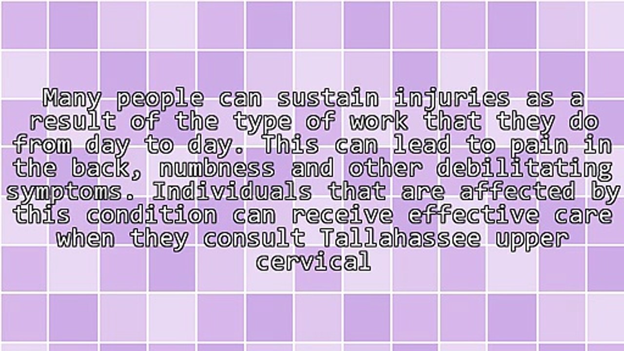 Experienced Tallahassee Chiropractic Doctor Offers Safe Relief For Work Accident Injuries
