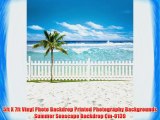 5ft X 7ft Vinyl Photo Backdrop Printed Photography Backgrounds Summer Seascape Backdrop Cm-0139