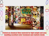 8x8ft Street Graffiti Thin Vinyl Customized Backdrop CP Photography Prop Photo Background TY53