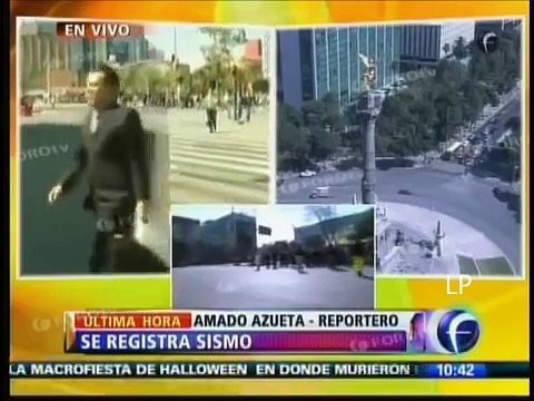 Grabado Terremoto En Vivo - Matutino express - Sismo en Mexico 7.3 Grados - 7 Noviembre 2012