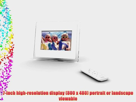 i-mate Momento 70 7-Inch Wireless Digital Picture Frame (Clear)