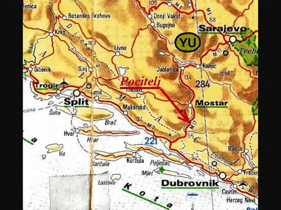 "Počitelj (Bosnie) 1962, ...1992..."