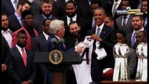 Obama reconoció a los 'Pats' en la Casa Blanca