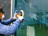Glass Scratch Removal, How to remove scratches, Glass graffiti removal, Glass stain removal,