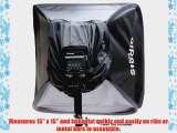 RPS Studio 15 inch Soft Box Kit for Shoe Mount Flash Without Stand