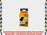 Kodak PlaySport Zx5 Camcorder Lighting Photo and Video Halogen Light - 2 AAA Batteries and