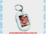 jWIN JP141 1.8-Inch Digital Photo KeyChain (White)