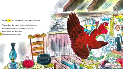 The Little Red Hen - Great Educational Storybook For Little Children English