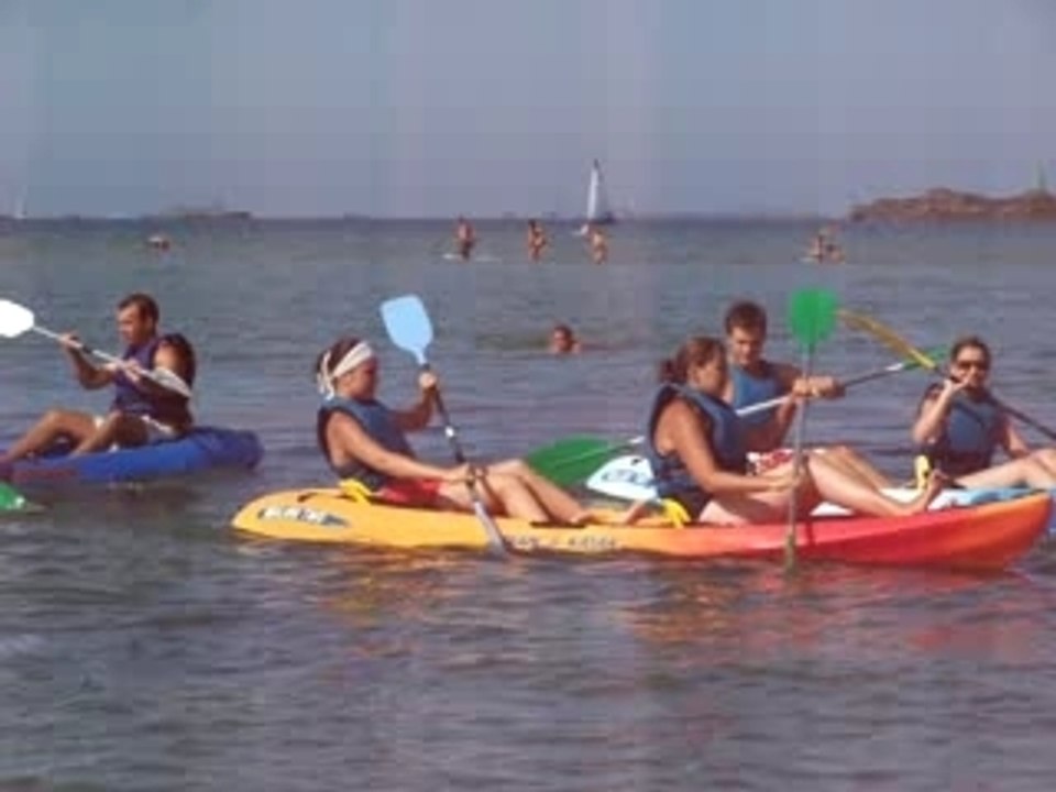 location kayak biplace  dinard  plage de st enogat