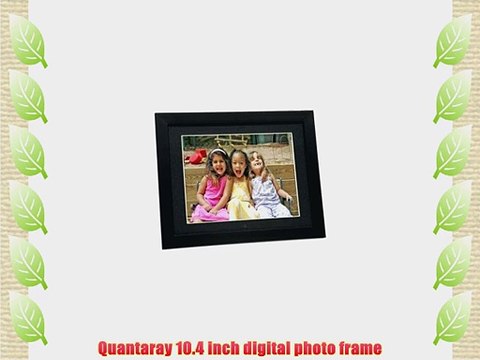 Quantaray 10.4 inch digital photo frame