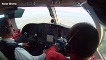 ✈Florence Airport - Short Runway Landing (Cockpit View)