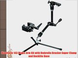 Manfrotto 143 Magic Arm Kit with Umbrella Bracket Super Clamp and Backlite Base