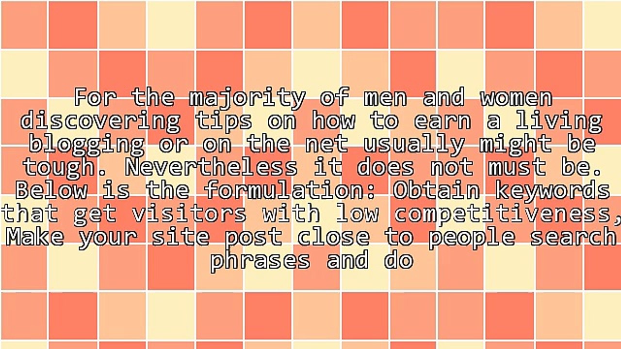 How You Can Earn Cash Running A Blog