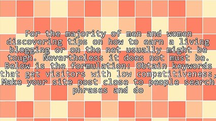 How You Can Earn Cash Running A Blog