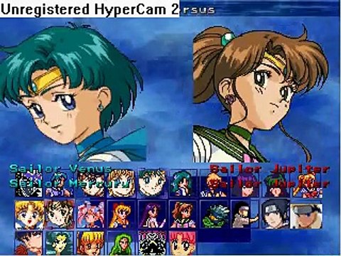 Sailor Venus-Mercury vs Jupiter-Mars MUGEN