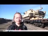 Tanks of the US Army arrived in Estonia, 15 March 2015 Ukraine News,Today War!