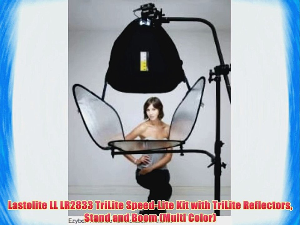 Lastolite LL LR2833 TriLite Speed-Lite Kit with TriLite Reflectors Stand and Boom (Multi Color)