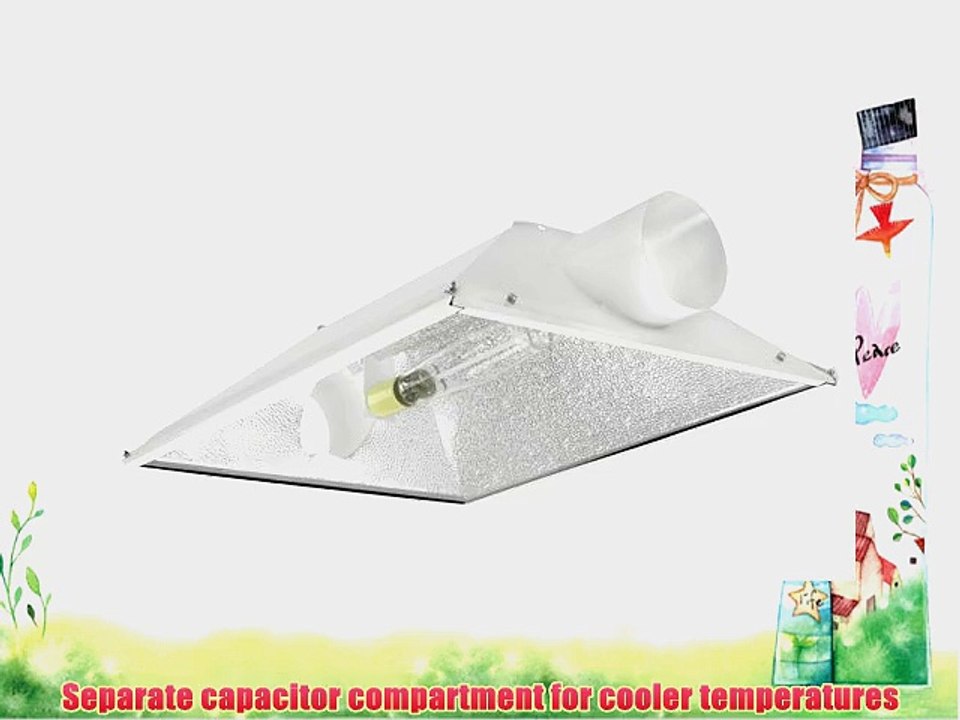 (2) CAP REF-008 XXXtreme 6 Air Cooled Grow Light Reflector Hoods w/ AlumaBrite