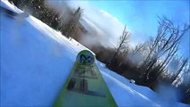 Ski Quebec Skier POV HD Video:La Batture at Le Massif, Quebec Ski-Cam