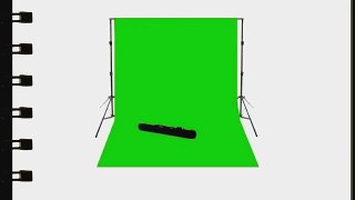 ePhoto 901 10x20 ft Large Chromakey Green Screen with Support Stands Kit with Carrying Bag