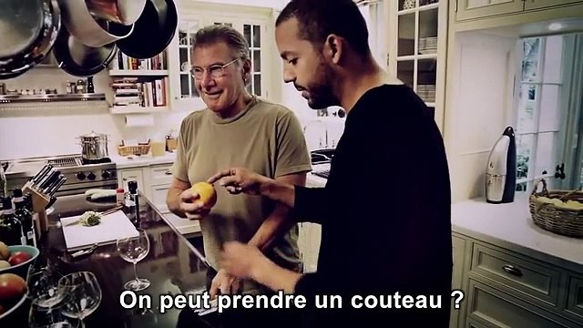 David Blaine fait un tour de magie à Harrison Ford