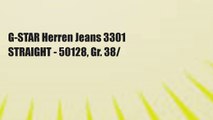 G-STAR Herren Jeans 3301 STRAIGHT - 50128, Gr. 38/