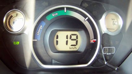 Mitsubishi IMiEv (Electric Car) 0-100 km/h in 10 sek. TopSpeed 136 km/h